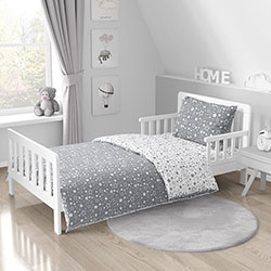 Бязь 64016, звезды. Цвет серый. Вид 2