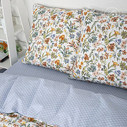 Бязь ясмина, растения. Цвет белый. Компаньон