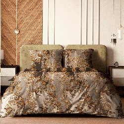 Бязь 72046, орнамент. Цвет коричневый. Вид 3