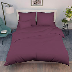 Ткань бязь активное крашение 220 см Бязь 220 см сливовый пл.120 г.м²