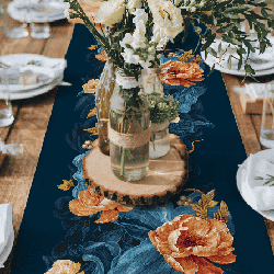 Ткань дорожка 50 см 29347 набивная