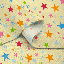 Ткань фланель белоземельная 90 см 5396 детская