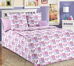 Ткань перкаль 150 см Любовь 1