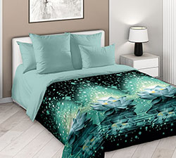 Ткань перкаль 220 см Мерцающий лотос 1 (компаньон нет)