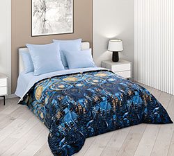 Ткань перкаль 220 см Полночь 1