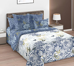 Ткань перкаль 235 см Примавера 1 син (компаньон нет)