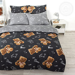 Ткань поплин 220 см Плюшевый мишка