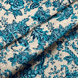 Ткань рогожка 150 см 29377 набивная