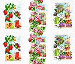 Ткань рогожка 150 см Удачный сезон