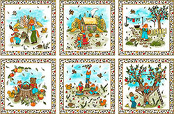 Ткань ситец 95 см 29330 платочная