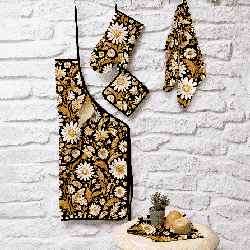 Ткань вафельное полотно 150 см 29337 набивная