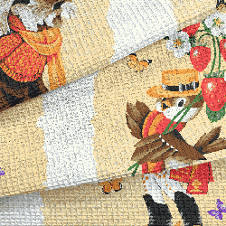 Вафельное полотно 150 см 29356 набивная