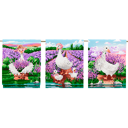 Ткань вафельное полотно 150 см 29455 набивная