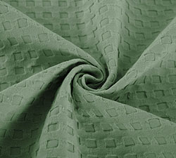 Ткань вафельное полотно 150 см Оливковый