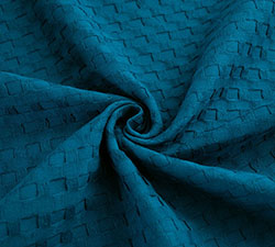 Вафельное полотно 150 см Морская волна