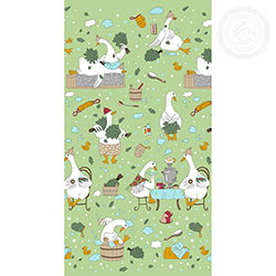 Ткань вафельное полотно 150 см Банщик