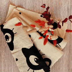 Ткань вафельное полотно 50 см 29314 набивная