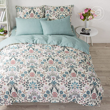 Бязь преображение, узоры. Цвет белый.