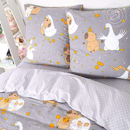 Бязь капигуси, детский. Цвет сиреневый. Компаньон