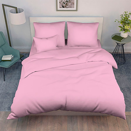 Бязь бязь 220 см розовый фарфор пл.120 г.м², однотонный. Цвет розовый.