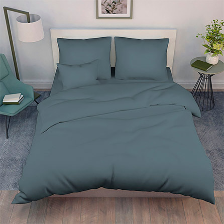 Бязь бязь 220 см арона пл.120 г.м², однотонный. Цвет черный.