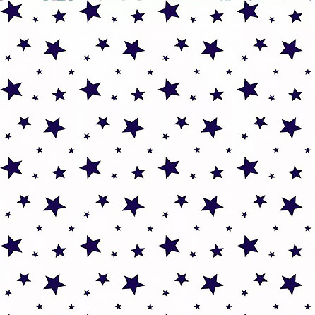 Фланель 18850, звезды. Цвет белый.
