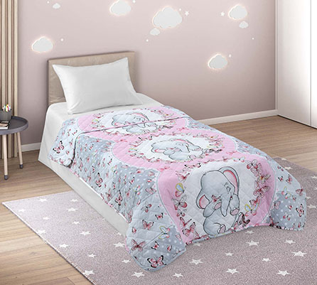 Перкаль доброе утро 1, детский. Цвет серый.