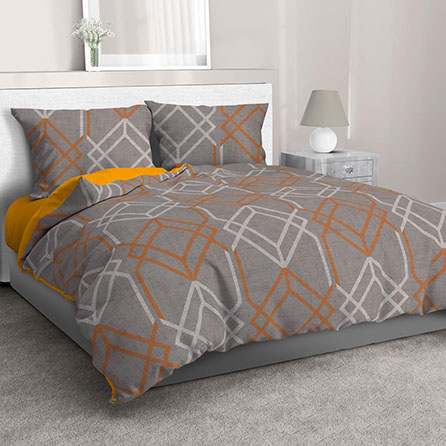 Перкаль 50418, геометрический. Цвет серый.