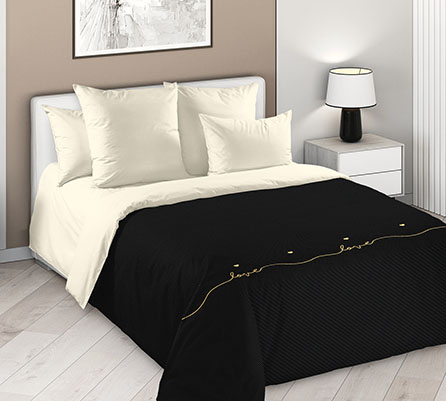 Перкаль первое свидание 1, однотонный. Цвет черный. Основная