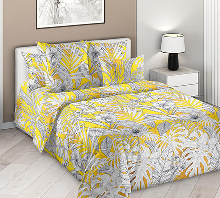 Перкаль летний зной 1, растения. Цвет желтый. Основная