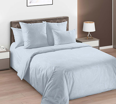 Перкаль анри 1 син 235, узоры. Цвет серый. Основная