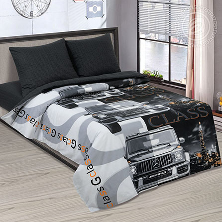 Поплин статус, детский. Цвет черный. Основная