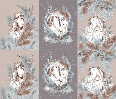 Рогожка поэма, новогодний. Цвет бежевый.