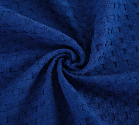 Вафельное полотно синий вафельное полотно шир 15, однотонный. Цвет синий.