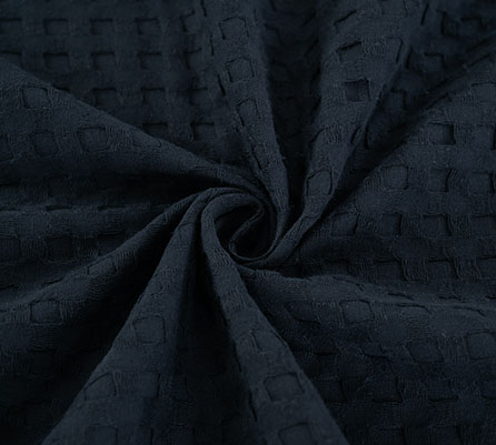 Вафельное полотно черный графит вафельное полотно шир 15, однотонный. Цвет черный.